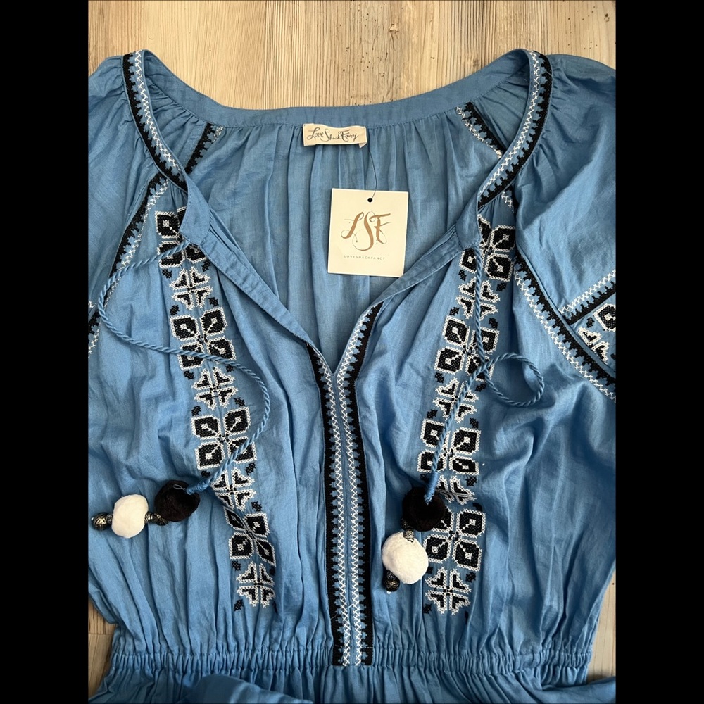LoveShackFancy Lupita Embroidery Isla Dress - Picture 8 of 10